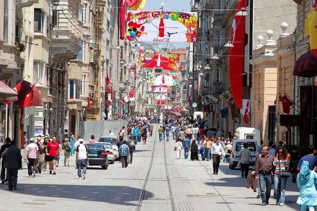 شارع الاستقلال اسطنبول - ميدان تقسيم اسطنبول